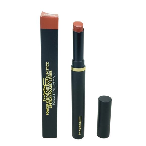 Mac Powder Kiss Velvet Blur Slim Lipstick 895 Sorry Not Sorry - Picture 1 of 3